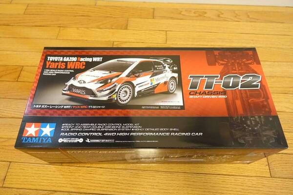 タミヤ TAMIYA 1/10 トヨタ ガズー レーシング WRT/ヤリス WRC (TT-02 CHASSIS) 新品