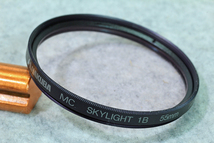 ☆ハクバ HAKUBA MC 55mmスカイライトSKYLIGHT 1B フィルター 淡いピンク色です！_画像1