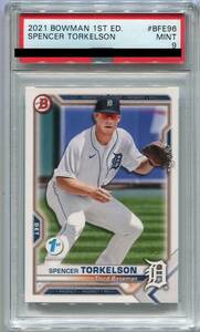 2021 Bowman 1st Edition Spencer Torkelson BFE-96 PSA 9