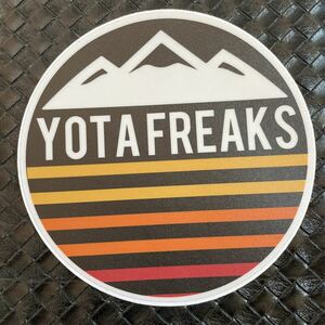 TOYOTA FREAKS Sticker YOTA トヨタフリークス ステッカー　Toyota 4×4 ランクル　タコマ　ハイラックス