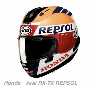 ★☆ Honda Arai RX-7X REPSOL S☆★ アライヘルメット 