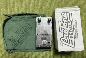 PROTONE OverDrive Pro TONE PEDALS プロトーン　オーバードライブ　エフェクター・ペダル　専用保護布地・元箱付属 made in USA