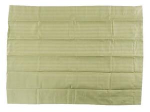 枕カバー サテン織り 高密度織り 綿100% ホテル品質 かぶせ式 LL 70x50cm グリーン 送料250円