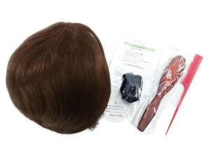  full wig re year Bob ground . attaching person wool 100% nature color 