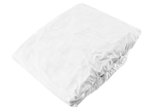 ベッド用シーツ 簡単設置 置くだけ 高密度織り ホテル仕様 綿100% ダブル 幅140x200xフリル35cm ホワイト系
