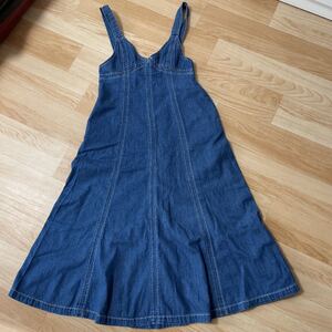 デニムジャンパースカート サロペットスカート☆美品