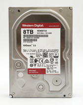 中古 Western Digital HDD 8TB(8000GB) WD Red NAS Hard Drive 3.5インチ 内蔵HDD WD80EFAX_画像1