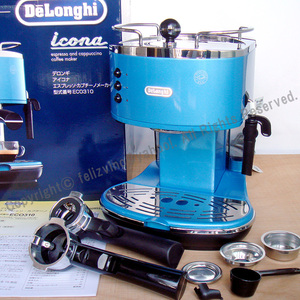 美品 デロンギ エスプレッソ・カプチーノメーカー ECO310B アイコナ