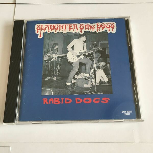 レア ライヴ盤 slaughter and dogs スローター&ドッグス RABID DOGS 森脇美貴夫 小野島大 WAYNE BARRET MIKE ROSSI RECEIVER RECORDS 