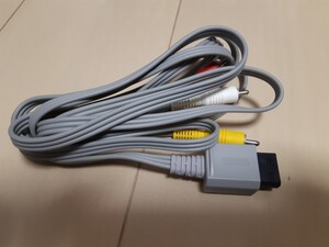 Wii AVケーブル 任天堂 純正品 ステレオ RVL-009