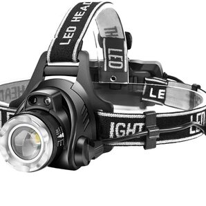 【D34】新品 進化版 Helius LEDヘッドライト USB 充電式 ヘルメットランプ 高輝度CREE L2 LED ヘルメットライト ズーム
