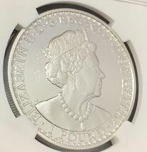 【1円スタート】イギリス セントヘレナ ウナとライオン1オンスozプルーフ銀貨 エリザベス ヴィクトリア アンティークコイン 金貨でなし新品_画像10