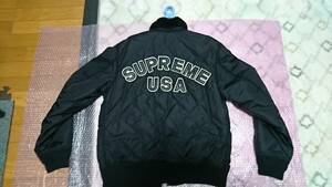 supreme quilted nylon tanker jacket シュプリーム タンカー ジャケット 黒