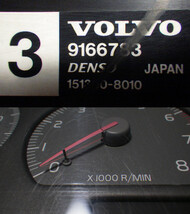 ボルボ V70 スピードメーター 95,983km '97モデル_画像3