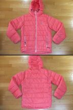 FRANKLIN&MARSHALL オレンジ 色落ち加工 ダウンジャケット SIZE:M NYLON HOODIE JACKET 送料1000円～_画像1