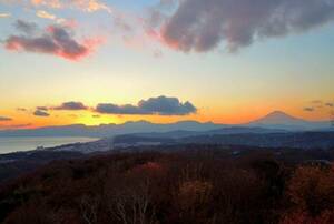 オリジナルフォトポストカード 2016年12月 湘南平から西湘の風景