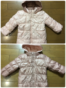 *babyGap Gap reversible coat 90 pink *