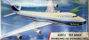 *AIRFIX air fixing parts |bo- wing 747 BOAC (1/144) SK881 original 