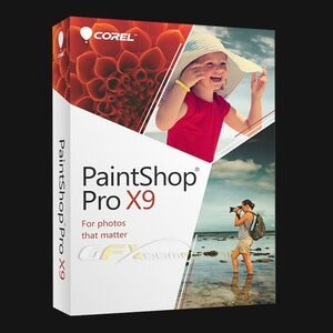 Corel PaintShop Pro X9 正規版日本語 コーレル　ペイントショップ 送料無料☆即決！