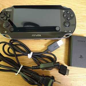 SONY PS Vita クリスタルブラック PlayStation Vita Wi-Fiモデル ケース付き