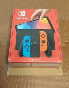 新品未開封 Nintendo Switch 有機ELモデル ネオンブルー 本体 任天堂 ニンテンドースイッチ