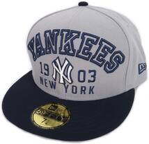 New Era ニューエラ MLB ニューヨーク ヤンキース Yankees Script 1903 ベースボールキャップ (7 1/4 57.7cm) [並行輸入品]_画像1