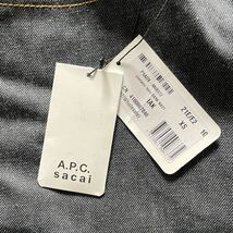 21ss sacai × APC / eimi denim pants XS navy サカイ アーペーセー デニムパンツ _画像6