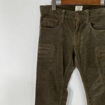 [KWT1608] 23区 denim ストレッチベルベットパンツ 新品タグ付き メンズ ブラウン 36 60_画像1