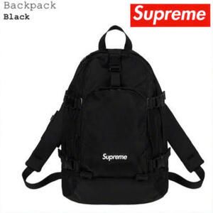 Supreme シュプリーム Backpack Black 2019AW バックパック ブラック 黒 28L 新品未使用品 難有