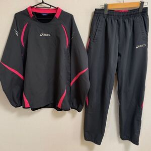 【XL相当】asics ピステ 上下セット アシックス サッカー フットサル ウインドブレーカー スポーツウェア トレーニングウェア