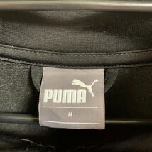 【美品】● PUMA ジャージ 上下セット プーマ サッカー フットサル スポーツウェア トレーニングウェア ブラック オレンジ_画像5