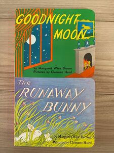 英語絵本　しかけ絵本　goodnight moon/runaway bunny