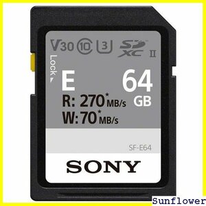 【話題の商品♪】 SONY Class10 SDXC 64GB メモリーカード SF-E64 UHS-II対応 107