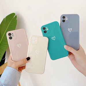 iPhoneケース スマホケース かわいい おしゃれ シンプル ハート 韓国