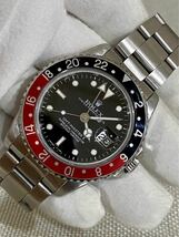 1円～ メンズ腕時計　ROLEX GMT‐MASTER Ⅱ ロレックス GMTマスター Ⅱ 16710 二色ベゼル_画像3