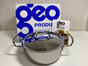 宮崎製作所 GEO-22T 両手鍋 22cm IH対応