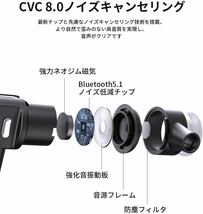 Bluetooth ヘッドセットワイヤレスブルートゥースヘッドセット 高音質 内蔵マイクBluetoothイヤホンハンズフリー通話 日本技適マーク取得_画像3