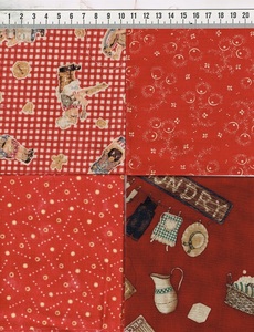 カット済 ミニ カットクロス 4枚 セット サイズ 25cmx25cm 前後 4-36