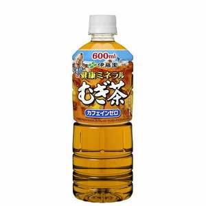 送料無料 伊藤園 健康ミネラルむぎ茶 600ml/ペットボトル　24本セット 　