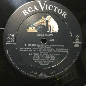 RCA Victor【 LPM-1107 : Basses Loaded ! 】DG / Milt Hinton, Wendell Marshall, Bull Rutherの画像4
