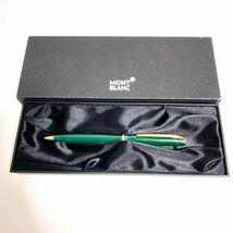 【美品】MontBlanc GENERATION ツイスト式 ボールペン モンブラン ジェネレーション 緑 グリーン インク残量有 箱付き J555_画像2