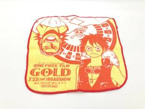 【2003】限定品 ワンピース フィルムゴールド タオルハンカチ セブンイレブン特典 劇場版 ONE PIECE FILM GOLD ミニタオル【700203000012】