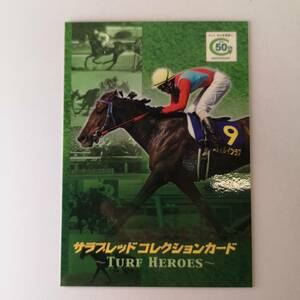 【非売品】プロモ◆エポック JRA50周年記念 サラブレッドコレクションカード B2◆2004/競馬/トレカ/CA16