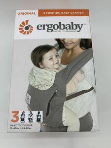 ergobaby　ベビーキャリア　抱っこ紐 エルゴベビー （グレー）オリジナル 3ポジション 4か月-48ヶ月 5.5kg-20kg 抱っこひも 