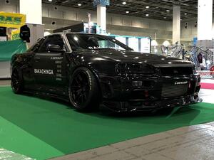 URAS　ユーラス R34スカイライン 2ドアクーペ 超スーパー幅広ワイドエアロシステム SUPER WIDE BODY KIT 6PCS FULLKIT