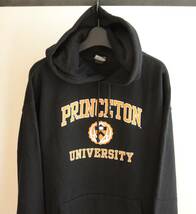 未使用 Ivysport カレッジ スウェット パーカー プリンストン PRINCETON 黒 size L_画像1