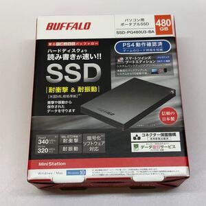 BUFFALO ポータブルSSD 480GB 新品未開封