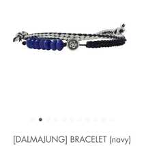 BTS 防弾少年団 FC公式グッズ [DALMAJUNG] BRACELET(navy) ブレスレット_画像1