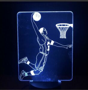 バスケット　3Dインテリアライト LEDライト スタンドライト