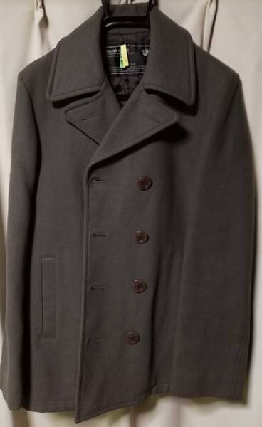 291295=HOMMEのピーコート(中古・M~Lサイズ)★送料込み